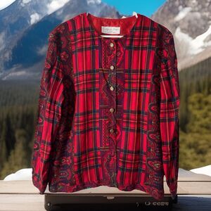 Vintage 80s 90s California Design Petite by Dorothy‎ Samuel Blazer Jacket xl?